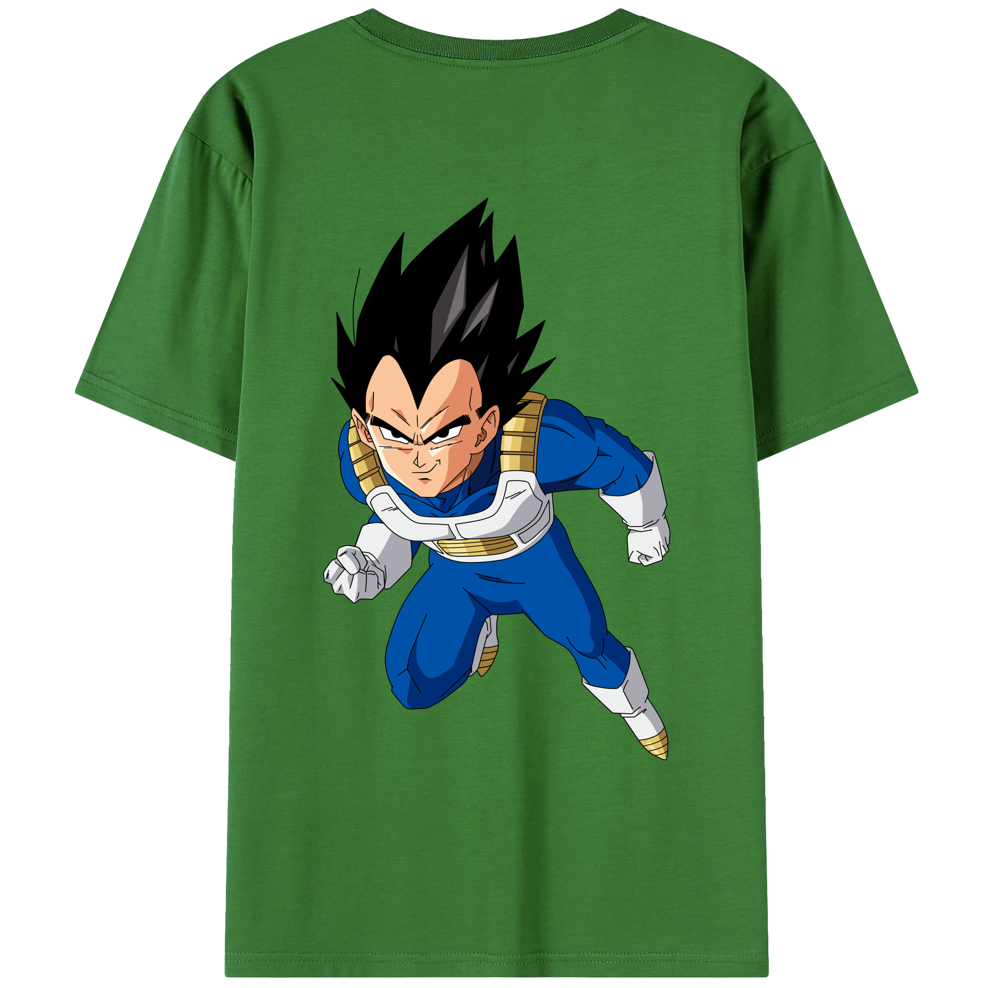 （画像用） ドラゴンボール ベジータ四世（Bejīta Yonsei）DRAGON BALL Vegeta IV レディース半袖Tシャツ(バックプリント)